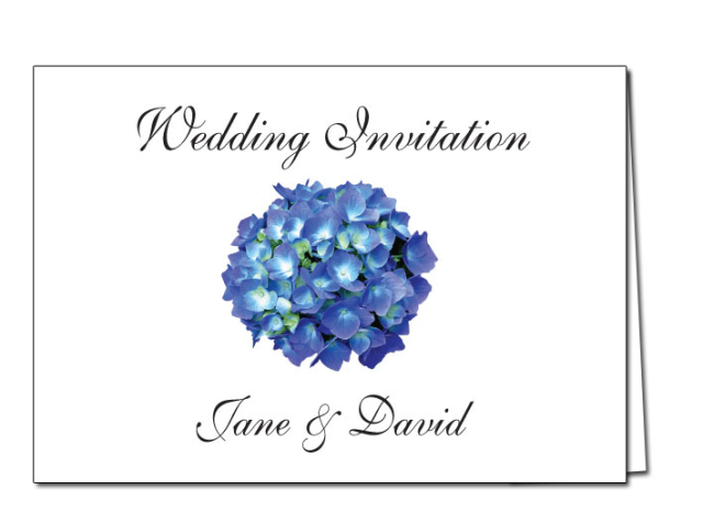 Wedding Invitation Flower Design