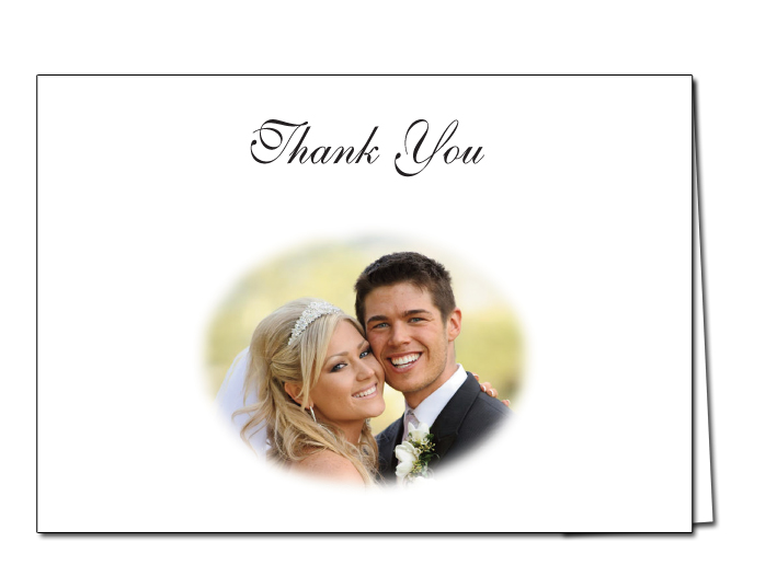 Wedding Photo Design Thank You Card